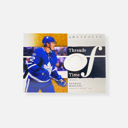 PATRICK MARLEAU | THREADS OF TIME JERSEY | ARTIFACTS 2021-2022 | TORONTO